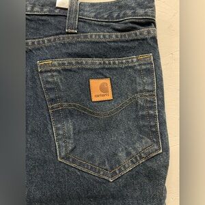 Carhartt Relaxed Fit Jeans, Size 42X30, Triple Stitch, B460 DVB